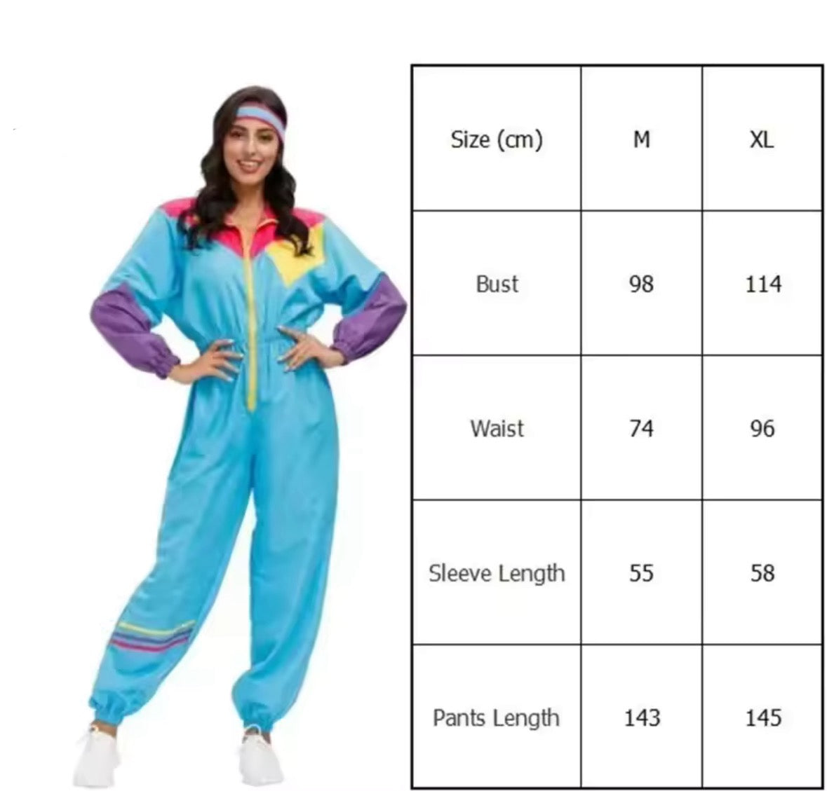 80er Jahre Disco Vintage Kostüm