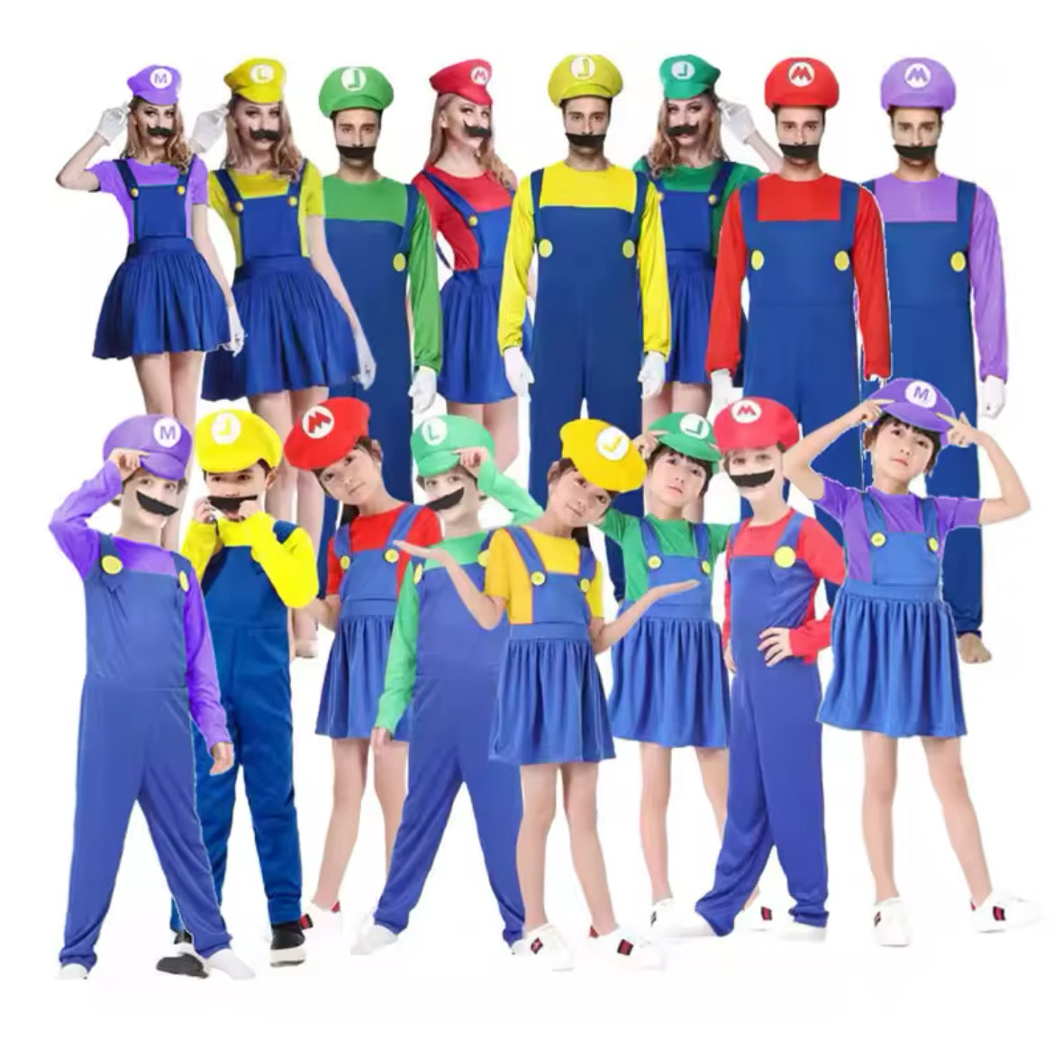 Mario und Luigi Kostüm