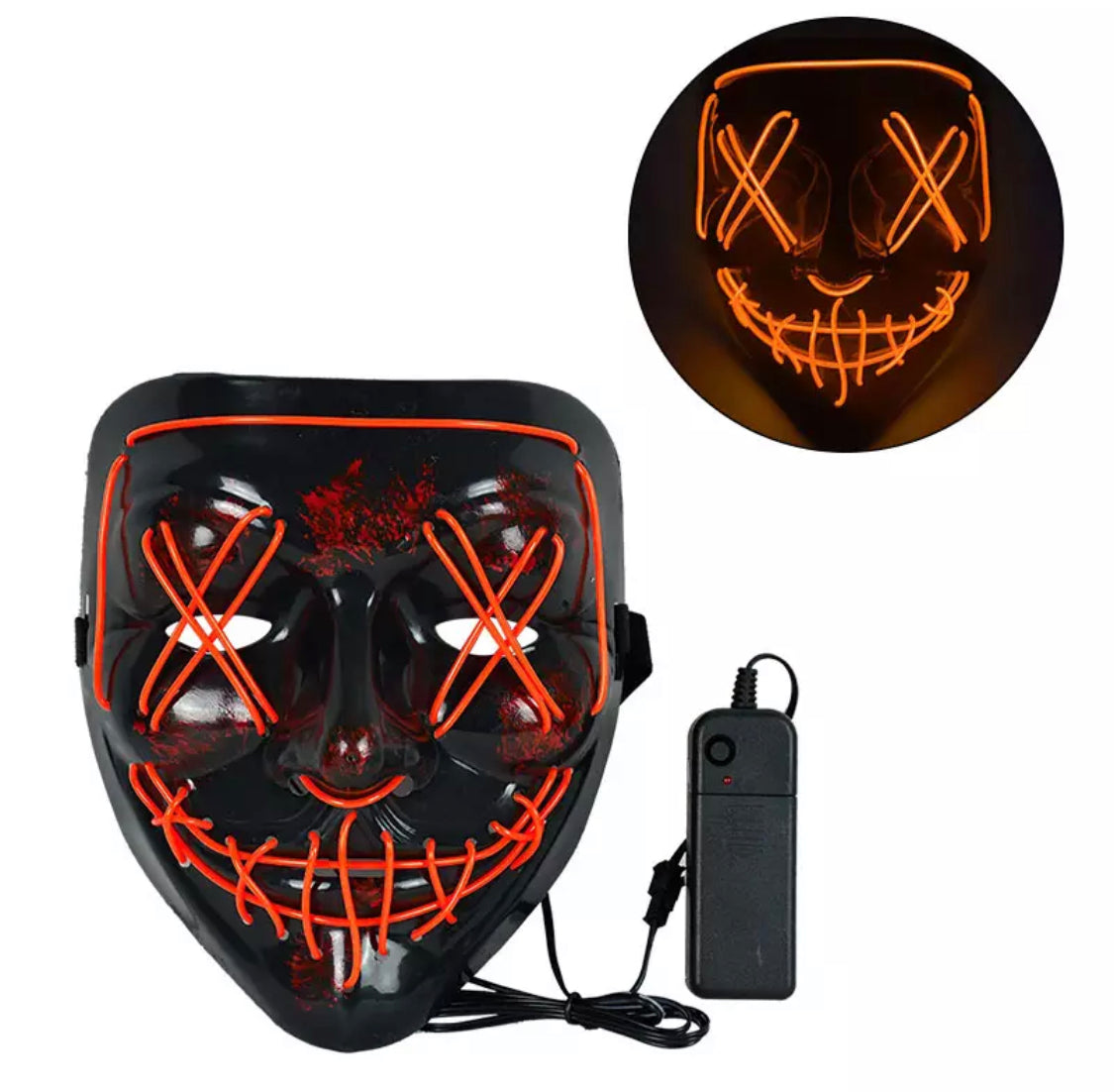 Gruselige Purge LED Maske