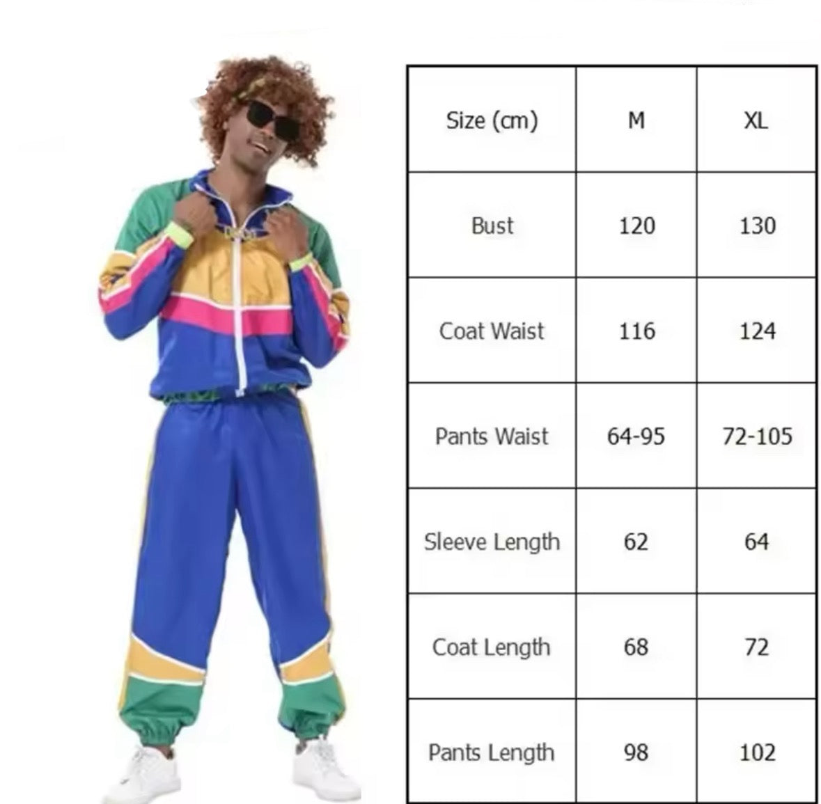 80er Jahre Disco Vintage Kostüm