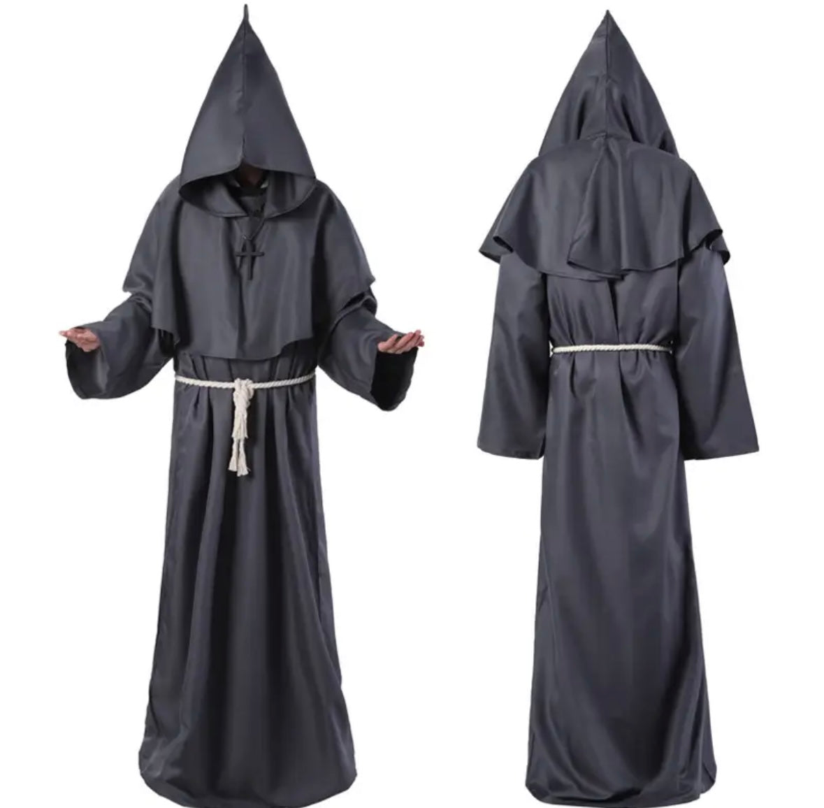 Ganzkörper Mönch Kostüm