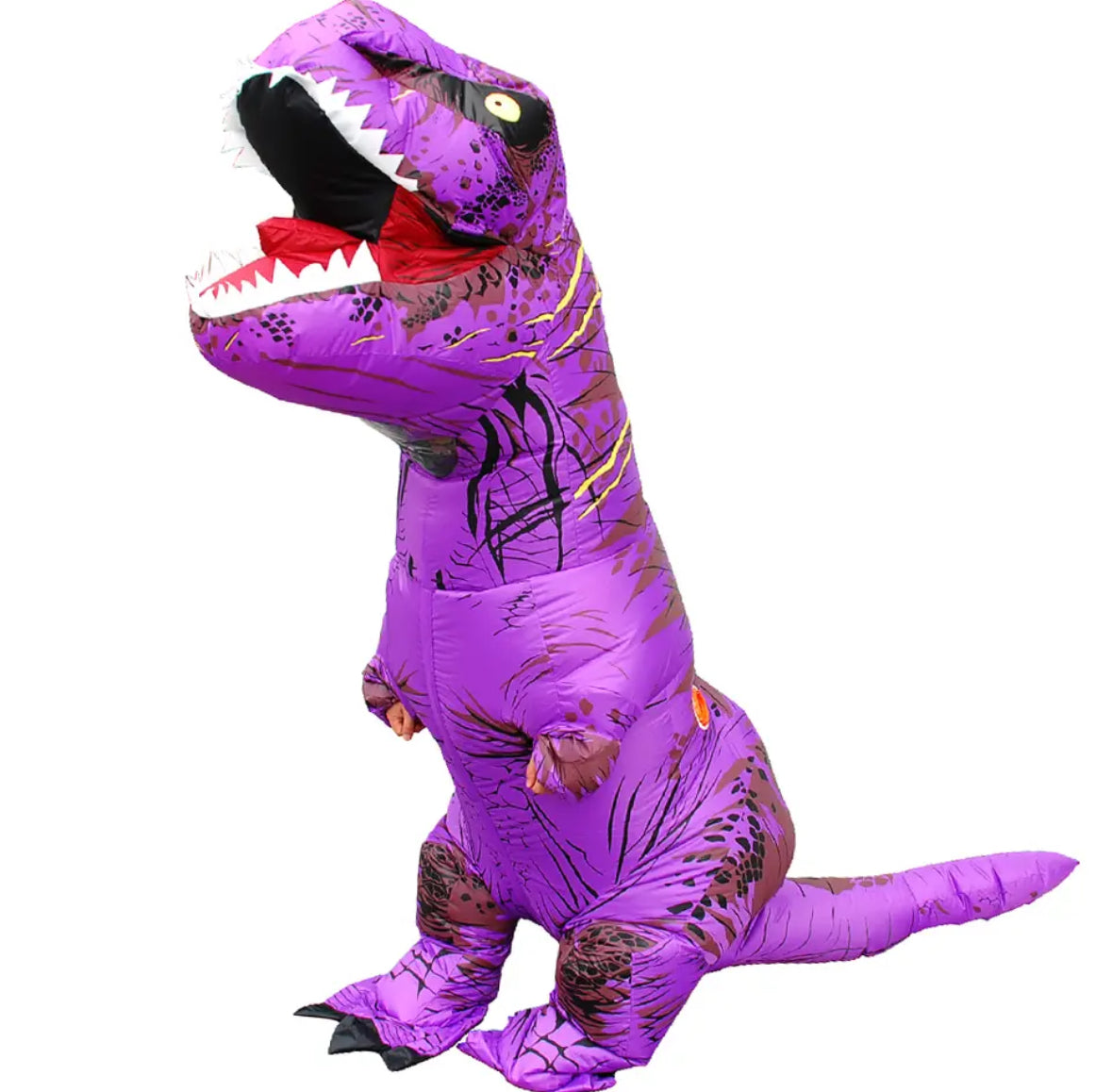 Aufblasbares XXL T-Rex Dinosaurier Kostüm