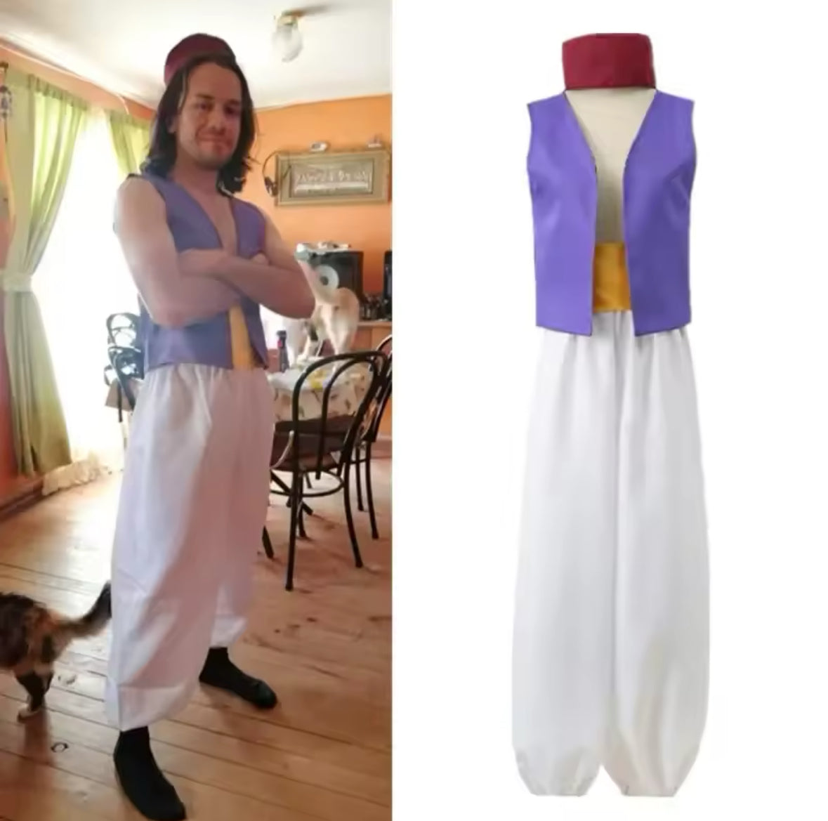 Prinz Aladdin Zauberteppich Kostüm