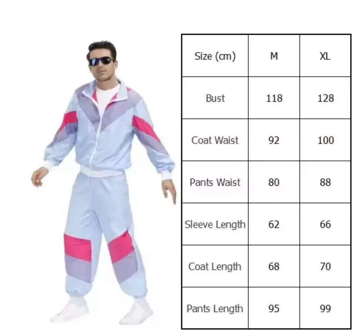 80er Jahre Disco Vintage Kostüm