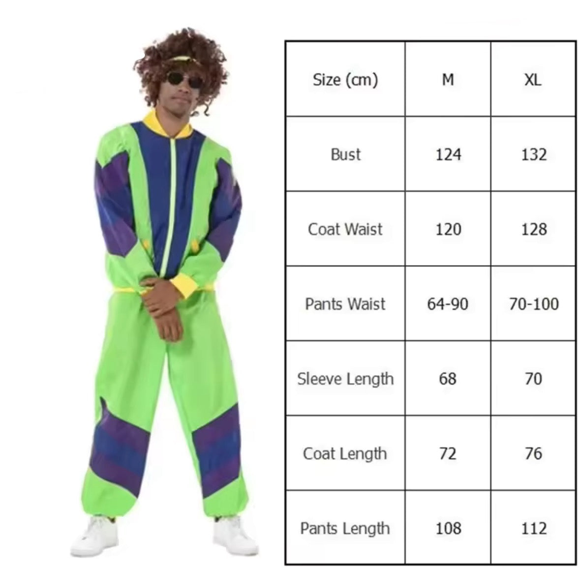 80er Jahre Disco Vintage Kostüm