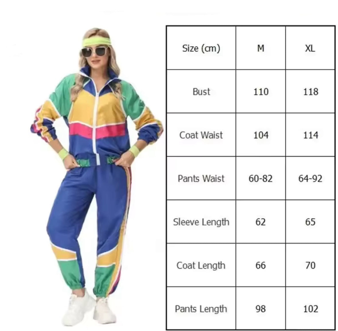 80er Jahre Disco Vintage Kostüm