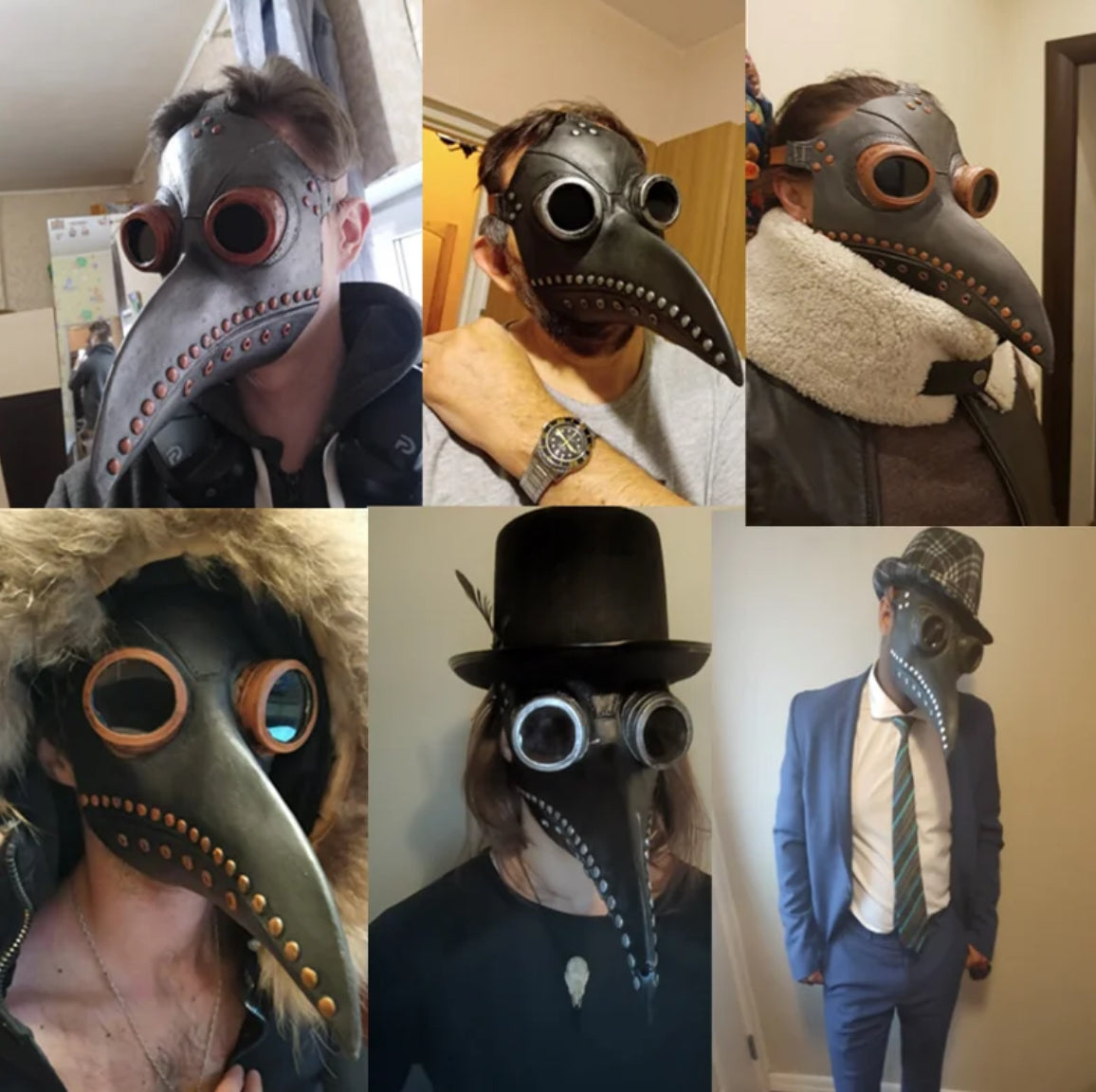 Gruselige Vogel Kreatur Maske