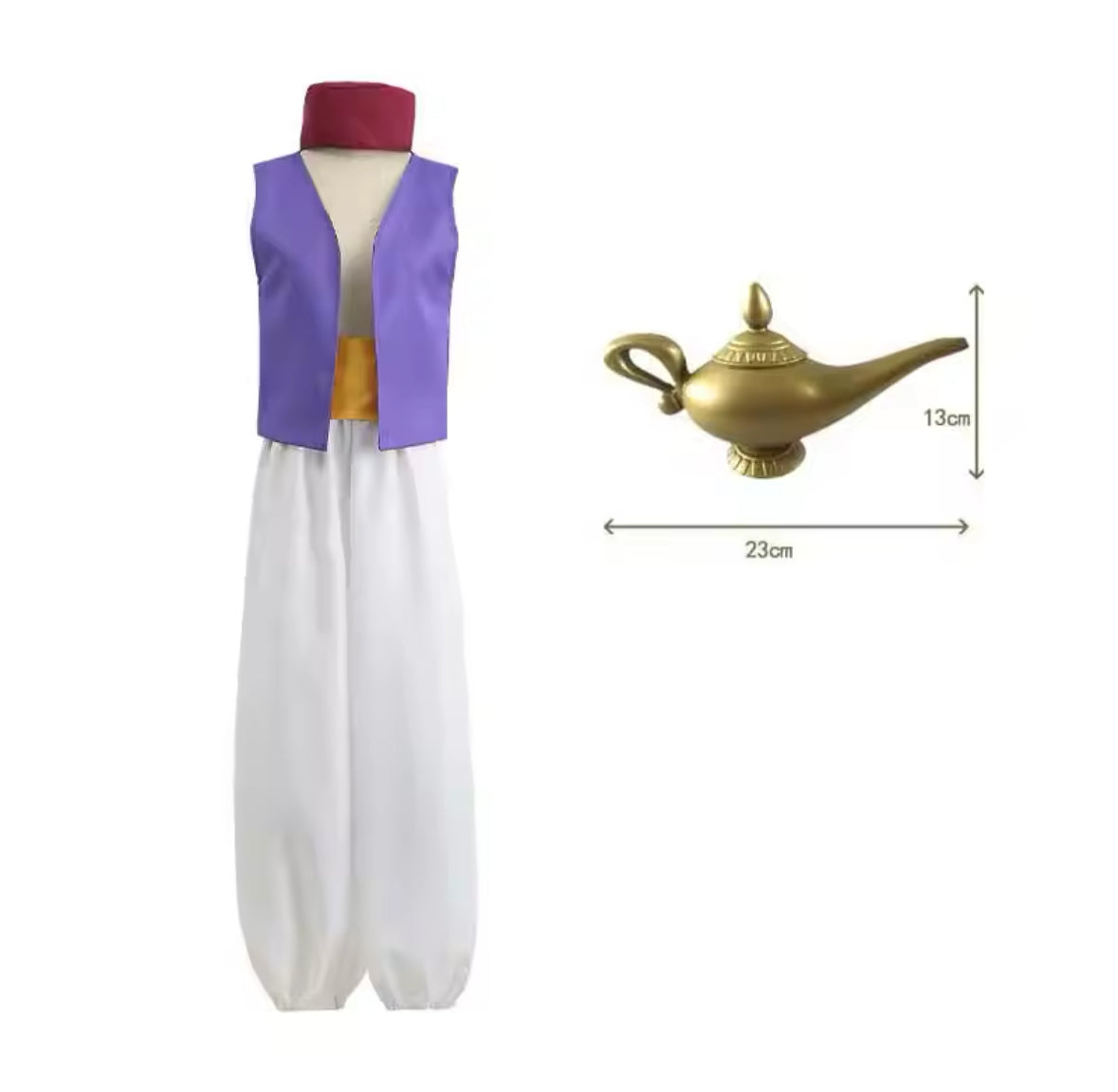 Prinz Aladdin Zauberteppich Kostüm