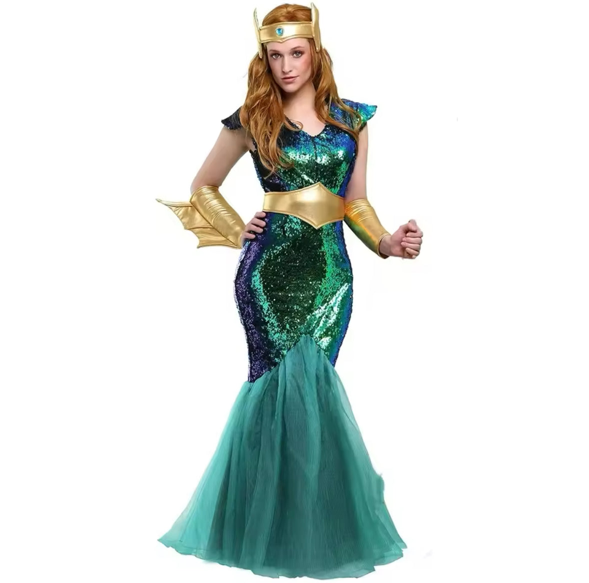 Atlantis Meeres Königen Kostüm