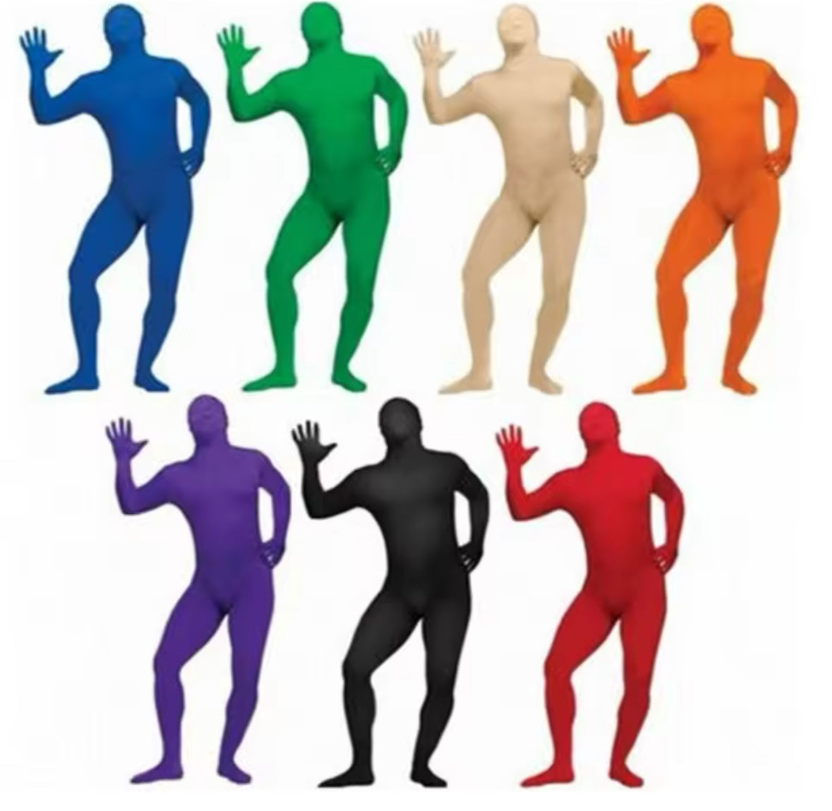 Bunter Ganzkörper Body Anzug