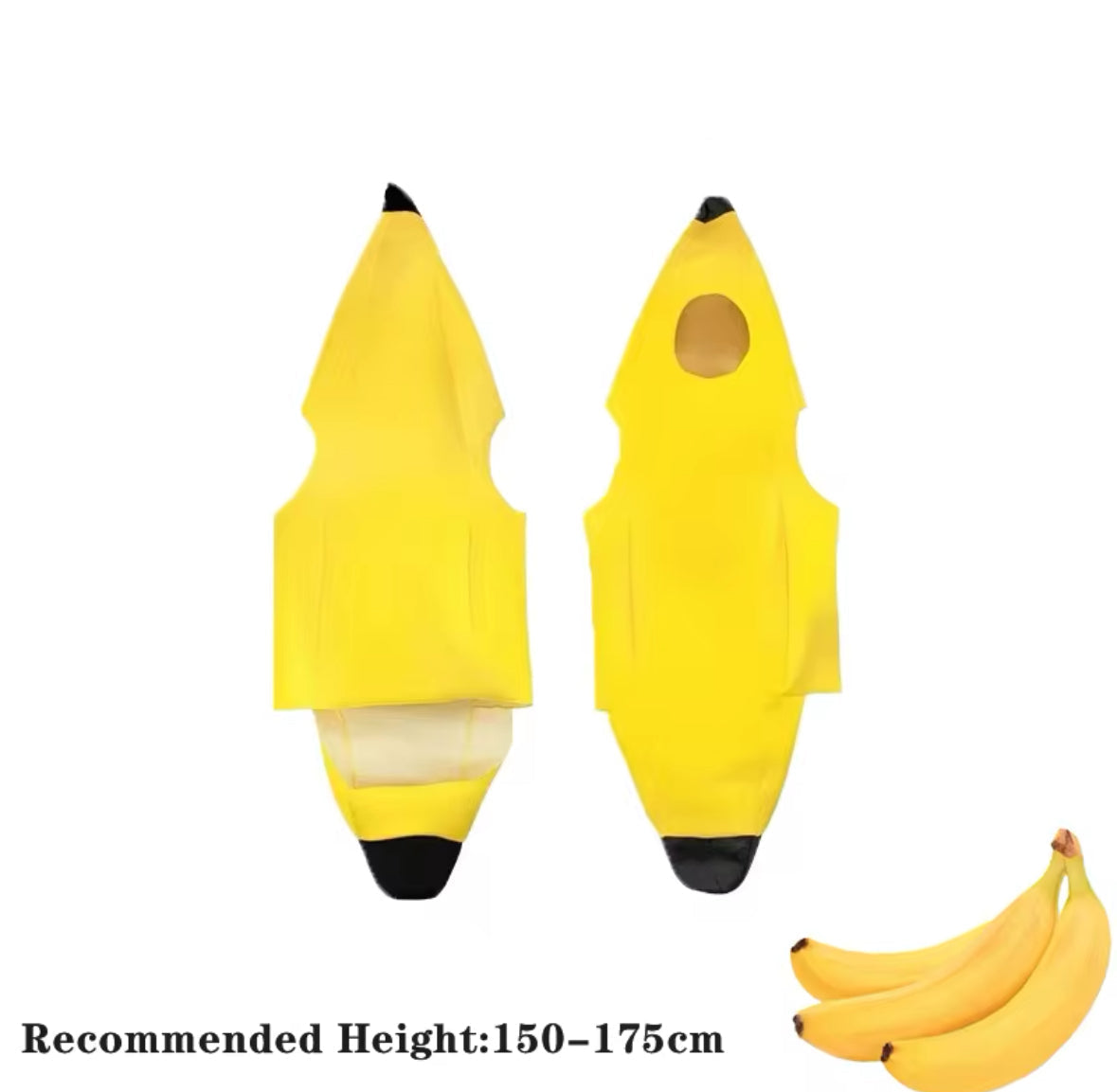 Klassisches Bananen Ganzkörper Kostüm