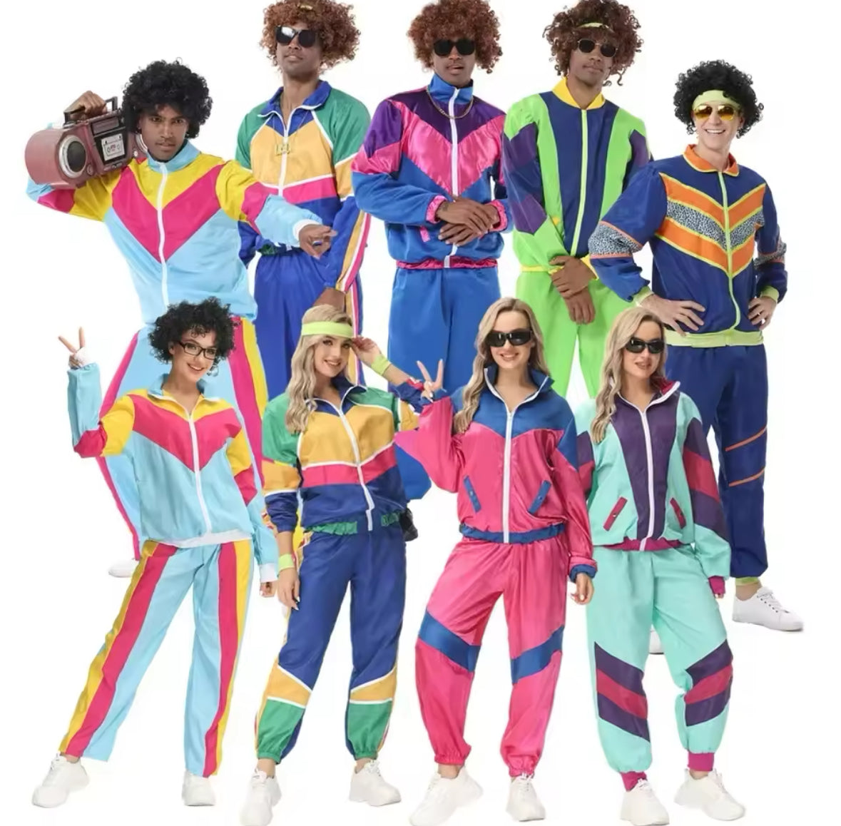 80er Jahre Disco Vintage Kostüm