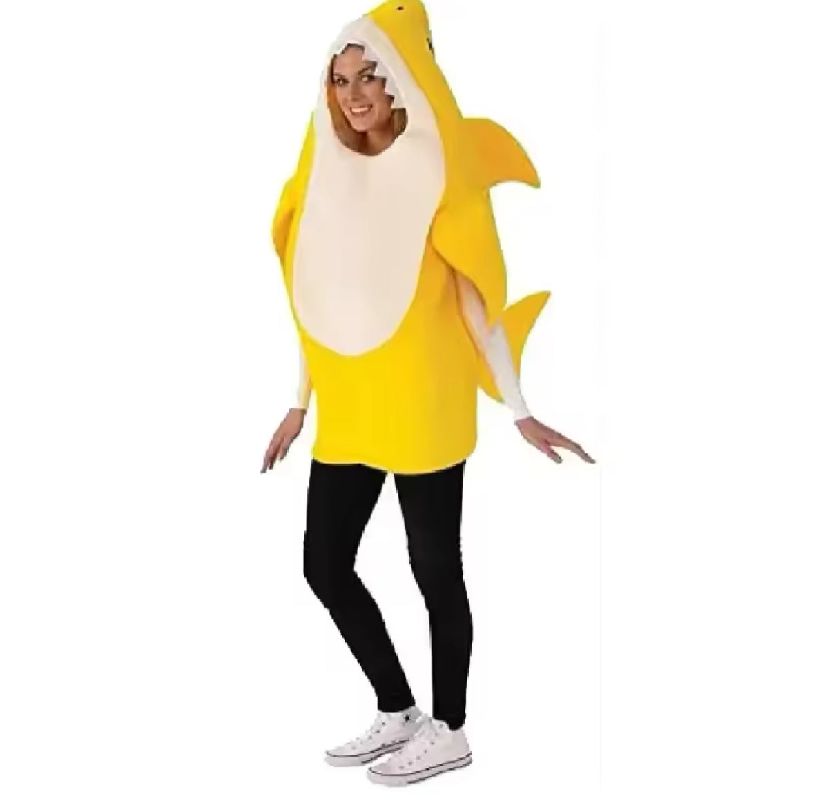 Farbiges Haifisch Ganzkörper Kostüm