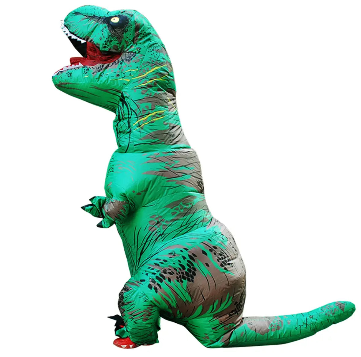 Aufblasbares XXL T-Rex Dinosaurier Kostüm