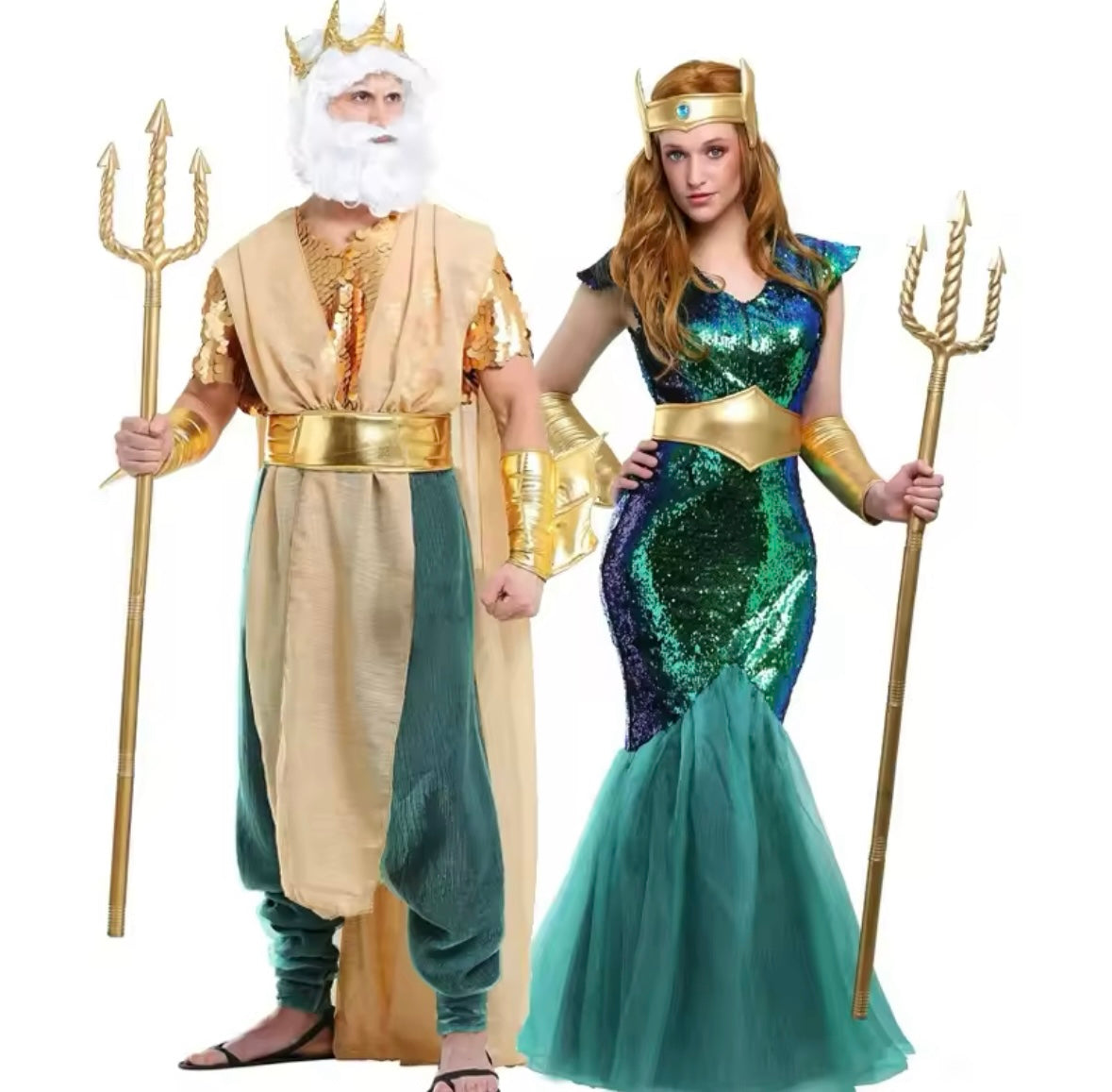 Atlantis Meeres Königen Kostüm