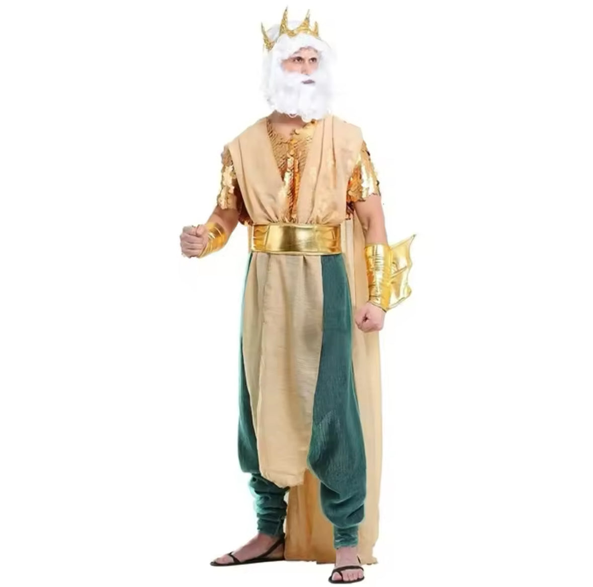 Atlantis Meeres Königen Kostüm