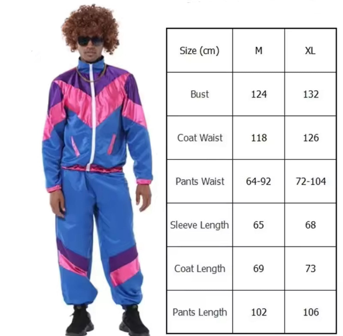 80er Jahre Disco Vintage Kostüm