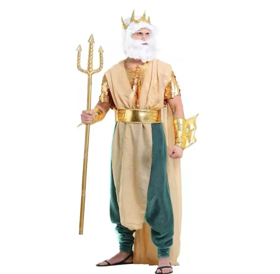 Atlantis Meeres Königen Kostüm