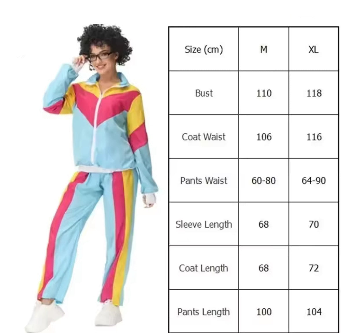 80er Jahre Disco Vintage Kostüm