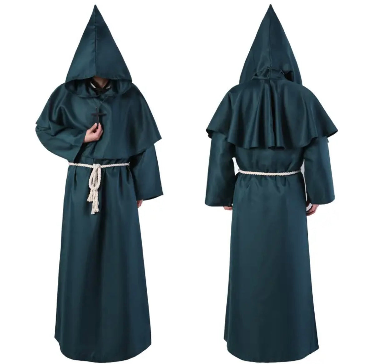 Ganzkörper Mönch Kostüm