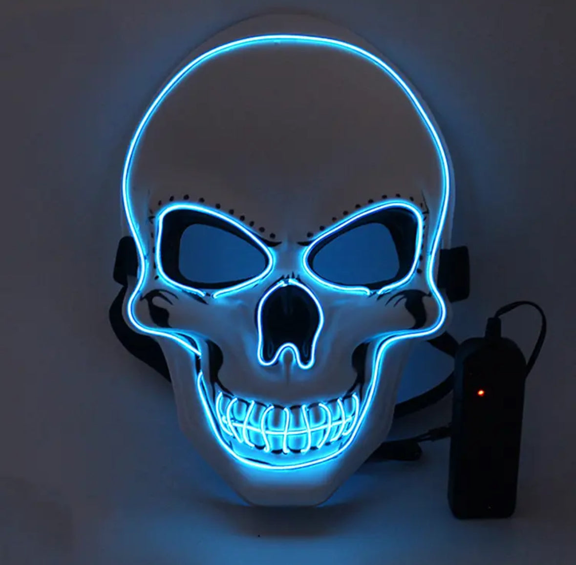 Leuchtende Neon Totenkopf Maske