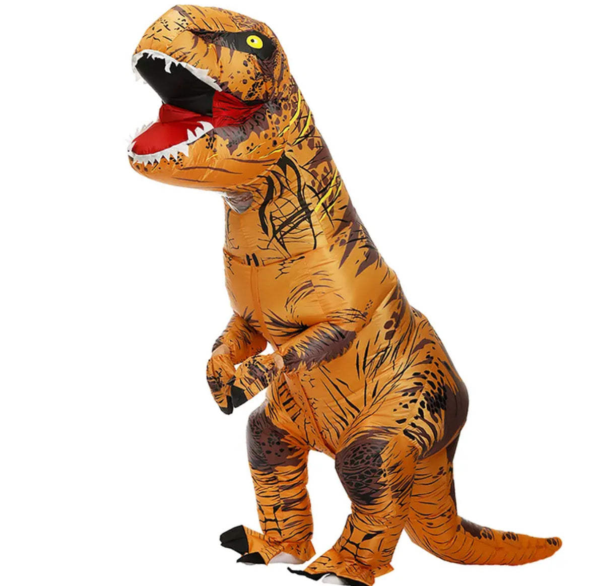 Aufblasbares XXL T-Rex Dinosaurier Kostüm