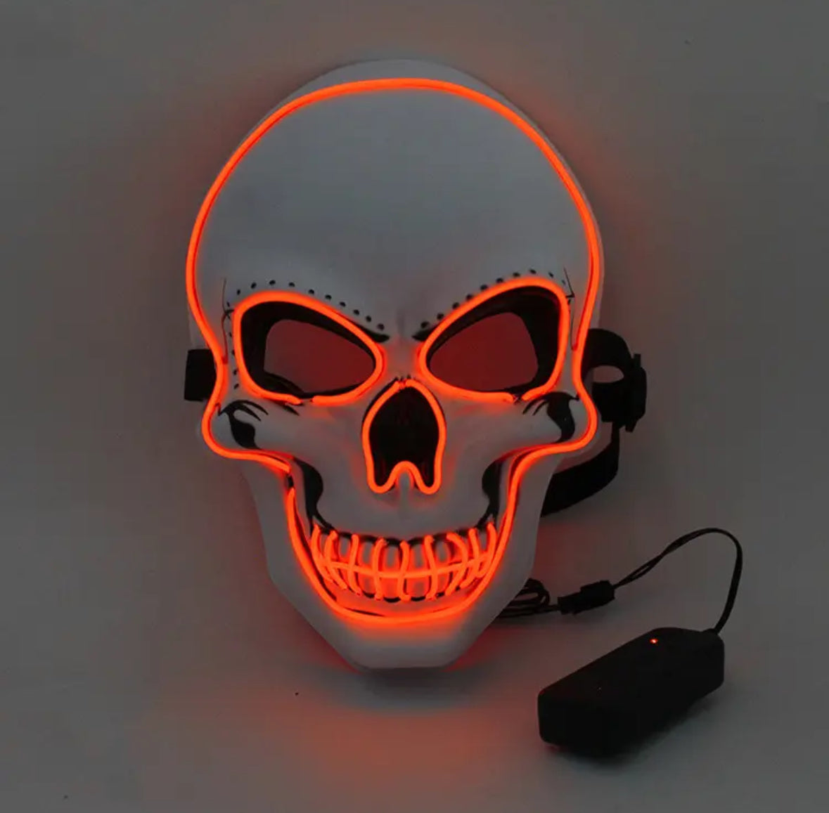 Leuchtende Neon Totenkopf Maske
