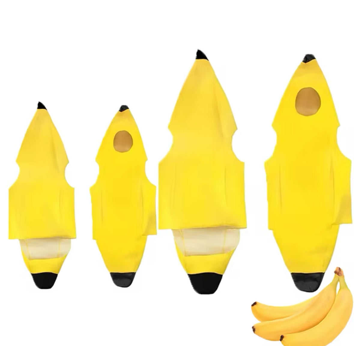 Klassisches Bananen Ganzkörper Kostüm