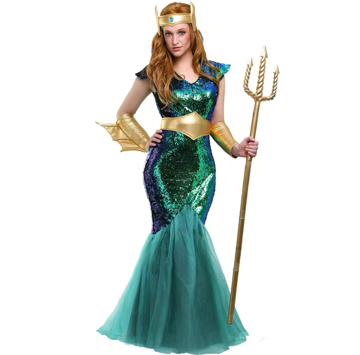 Atlantis Meeres Königen Kostüm