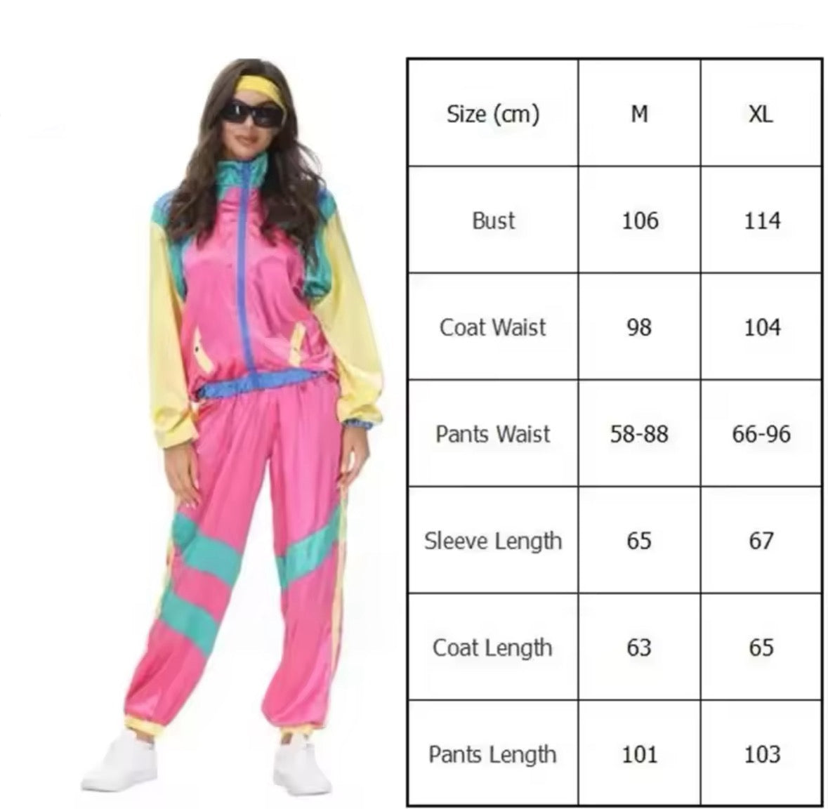 80er Jahre Disco Vintage Kostüm