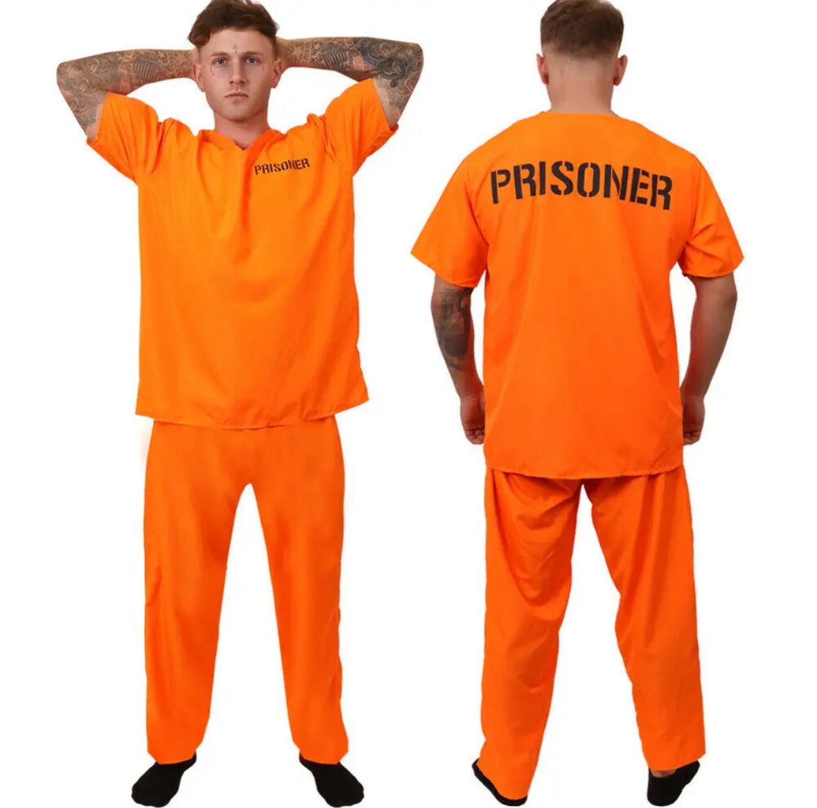 Gefängnis Insassen Kostüm