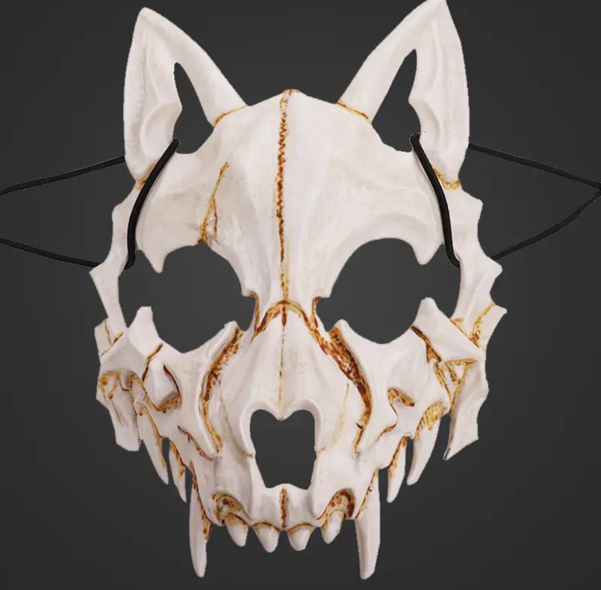 Tier Maske im Knochen Style