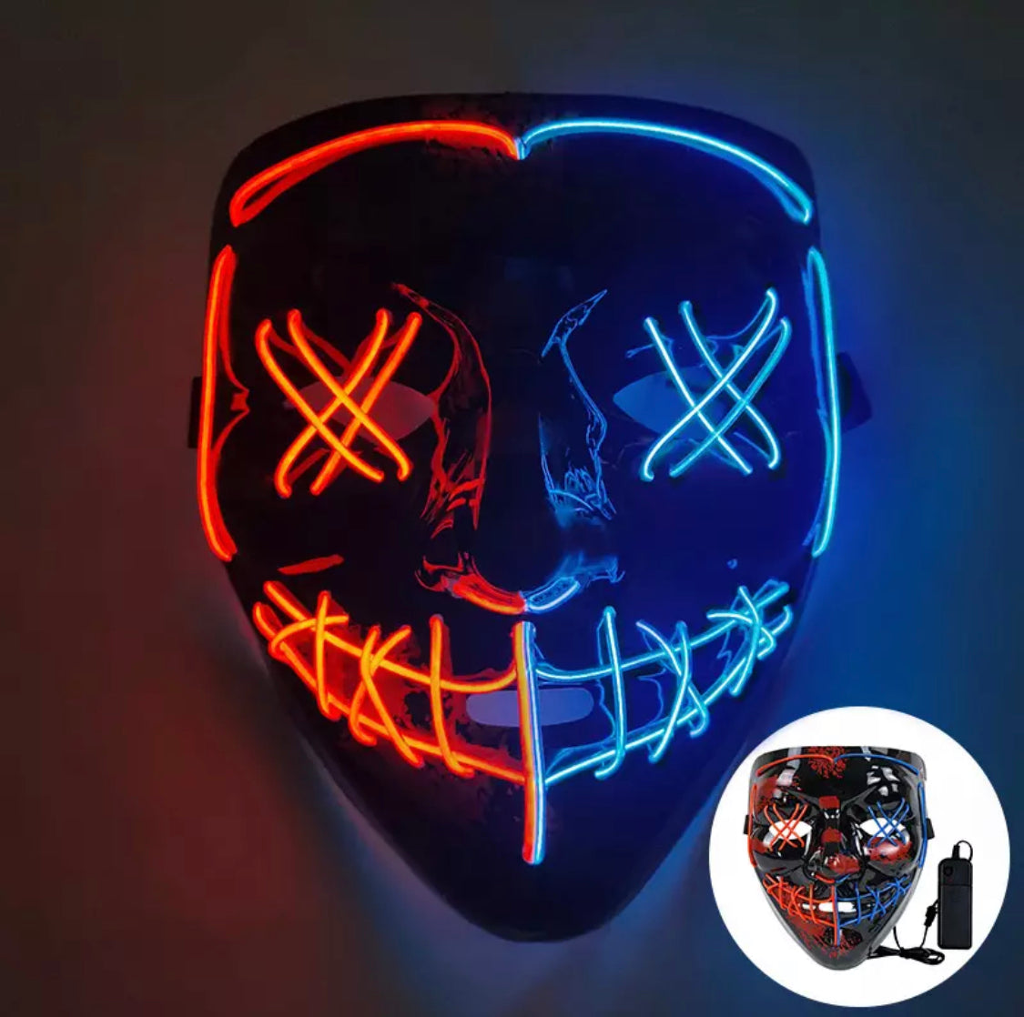 Gruselige Purge LED Maske