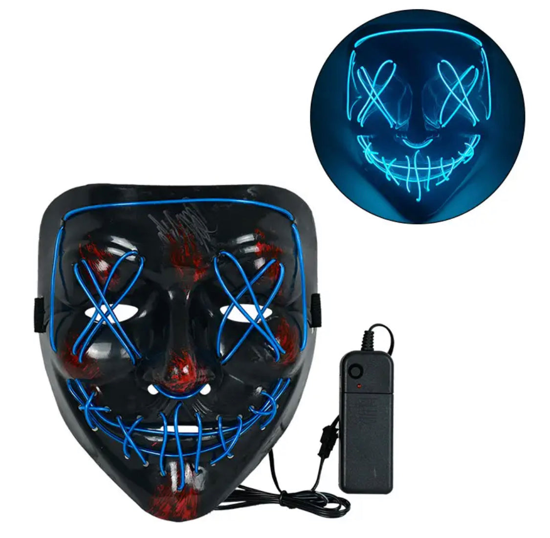 Gruselige Purge LED Maske