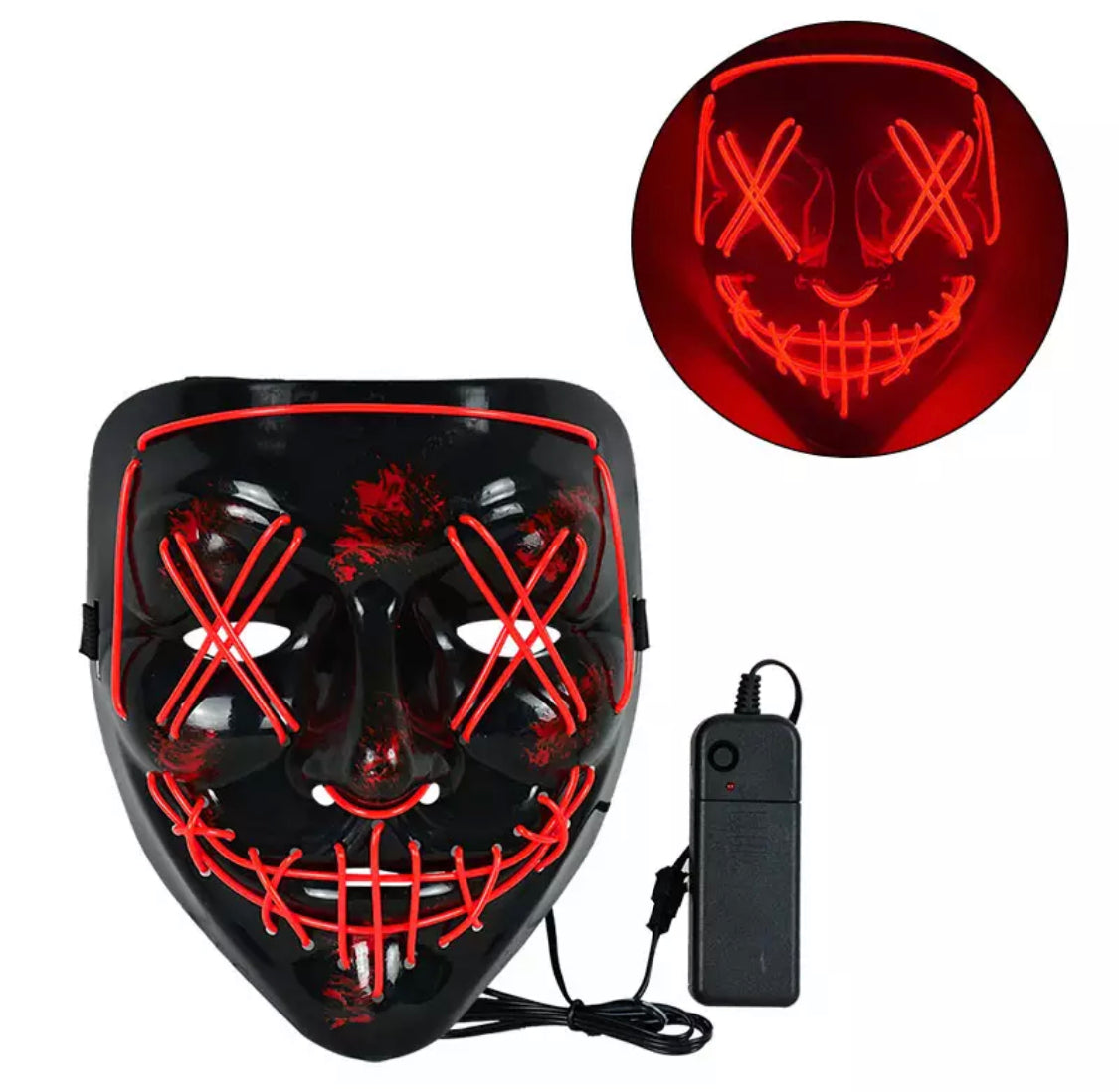 Gruselige Purge LED Maske