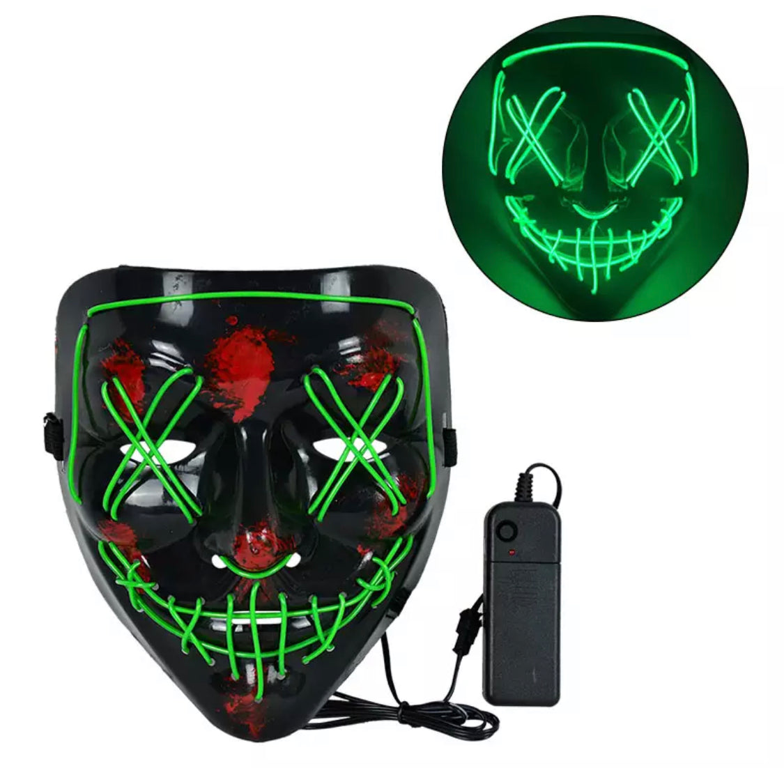 Gruselige Purge LED Maske