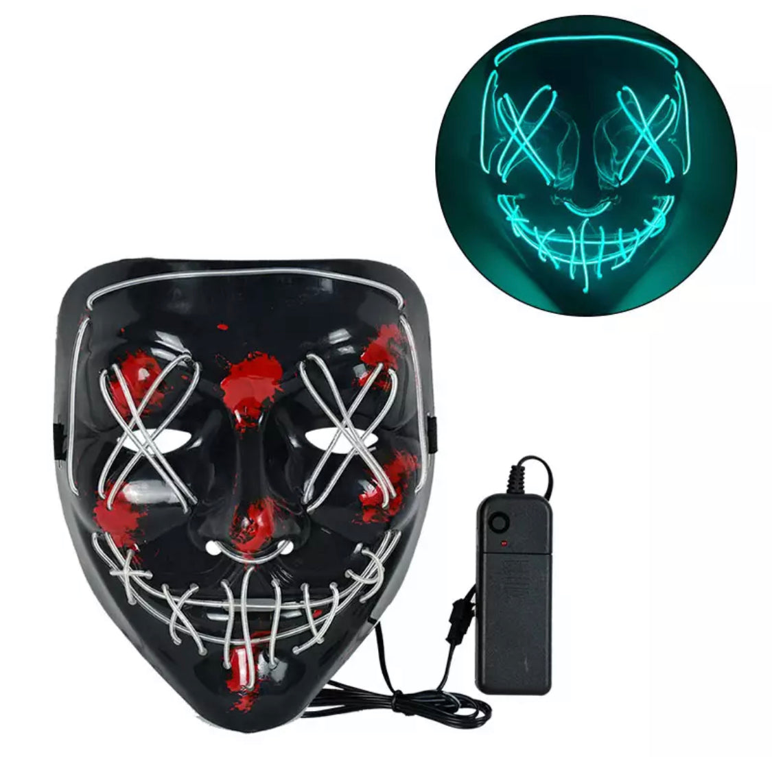 Gruselige Purge LED Maske