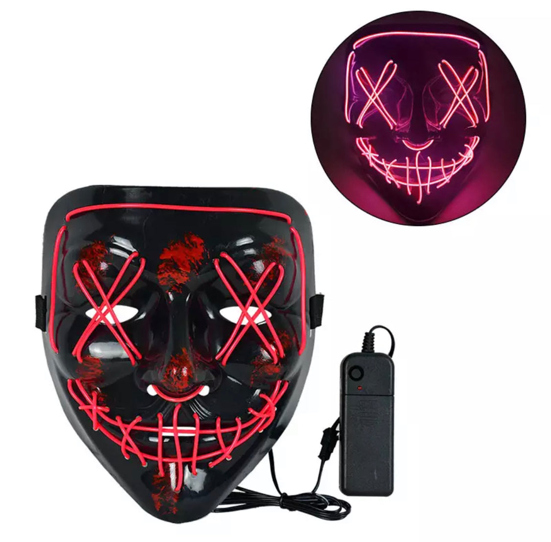 Gruselige Purge LED Maske