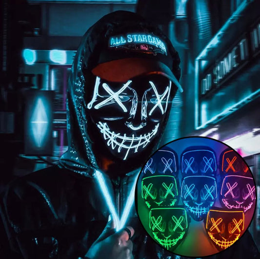 Gruselige Purge LED Maske